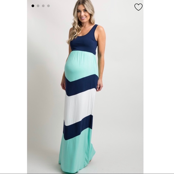 Pinkblush Dresses & Skirts - chevron pink blush maternity dress small